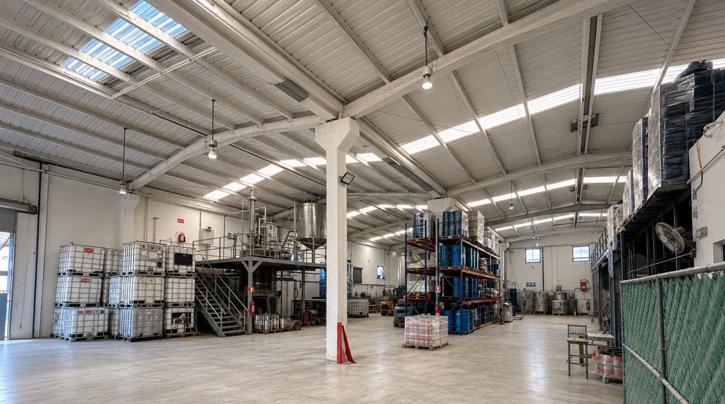 Nave de producción de la planta Selectone en Guadalupe, Nuevo León